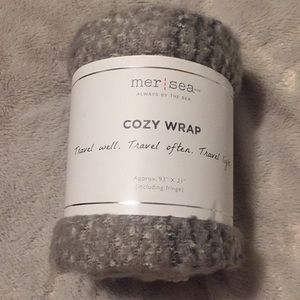 Met-Sea Gray Ombré Scarf